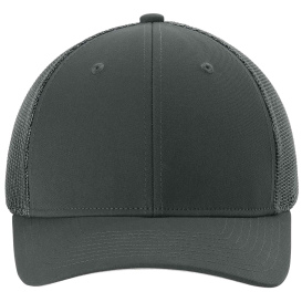 Sport-Tek STC60 Stretch-Tek Mesh Back Cap - Iron Gray/Iron Gray