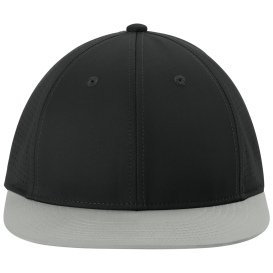 Sport-Tek STC64 Pro-Cut Stretch-Tek Cap - Black/Silver/Black