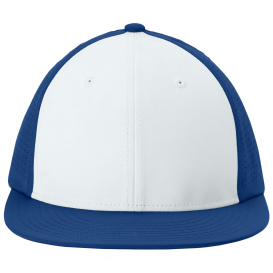 Sport-Tek STC64 Pro-Cut Stretch-Tek Cap - White/True Royal/True Royal
