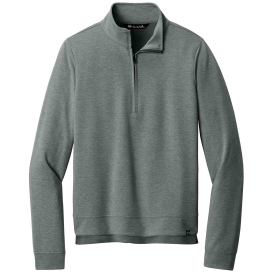 TravisMathew TM1LD007 Ladies Coveside 1/2-Zip - Dark Gray Heather