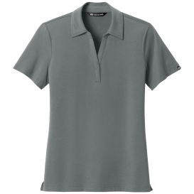 TravisMathew TM1LF071 Ladies Glenview Solid Polo - Quiet Shade Gray
