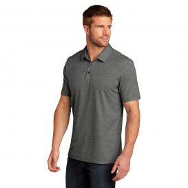 TravisMathew TM1MU412 Oceanside Heather Polo - Black Heather