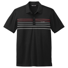 TravisMathew TM1MY400 Coto Performance Chest Stripe Polo - Black