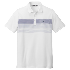 TravisMathew TM1MY402 Coastal Chest Stripe Polo - White