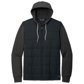 TravisMathew TM1MZ336 Tides Up Hooded Jacket - Black/Black Heather