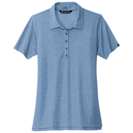 TravisMathew TM1WW002 Ladies Oceanside Heather Polo - Classic Blue Heather
