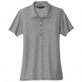 TravisMathew TM1WW002 Ladies Oceanside Heather Polo - Quiet Shade Grey Heather