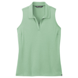 TravisMathew TM1WX001 Ladies Coto Performance Sleeveless Polo - Beryl Green Heather