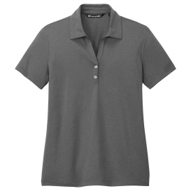TravisMathew TM1WX002 Ladies Coto Performance Polo - Quiet Shade Grey/Black