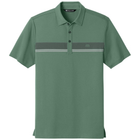 TravisMathew TMA41462 Glenview Stripe Polo Shirt - Laurel Green
