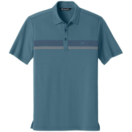 TravisMathew TMA41462 Glenview Stripe Polo Shirt - Stellar Blue