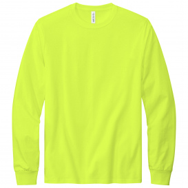 Volunteer Knitwear VL100LS All-American Long Sleeve Tee - Safety Green