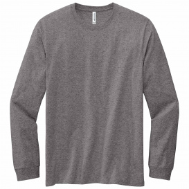 Volunteer Knitwear VL60LS Chore Long Sleeve Tee - Dark Heather Grey