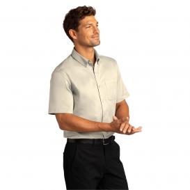 Port Authority W809 Short Sleeve SuperPro React Twill Shirt - Ecru