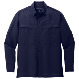 Port Authority W960 Long Sleeve UV Daybreak Shirt - True Navy