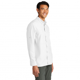 Port Authority W960 Long Sleeve UV Daybreak Shirt - White
