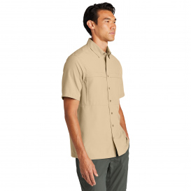 Port Authority W961 Short Sleeve UV Daybreak Shirt - Oat