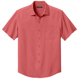 Port Authority W963 Short Sleeve UV Dockside Shirt - Coral Reef