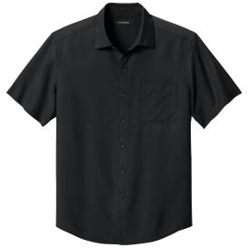 Port Authority W963 Short Sleeve UV Dockside Shirt - Deep Black