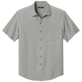 Port Authority W963 Short Sleeve UV Dockside Shirt - Gusty Gray
