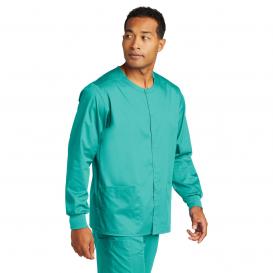 Wink WW3080 Unisex WorkFlex Snap-Front Scrub Jacket - Teal