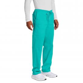 Wink WW3150S Unisex Short WorkFlex Cargo Pocket Scrub Pants - Teal