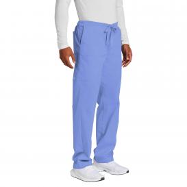 Wink WW3150T Unisex Tall WorkFlex Cargo Pocket Scrub Pants - Ceil Blue