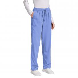 Wink WW4158 Women\'s Premiere Flex Cargo Pocket Scrub Pants - Ceil Blue