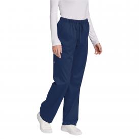 Wink WW4550P Women\'s Petite WorkFlex Cargo Pocket Scrub Pants - Navy