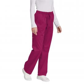 Wink WW4550T Women\'s Tall WorkFlex Cargo Pocket Scrub Pants - Wine