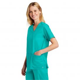 Wink WW4560 Women\'s WorkFlex V-Neck Scrub Top - Teal