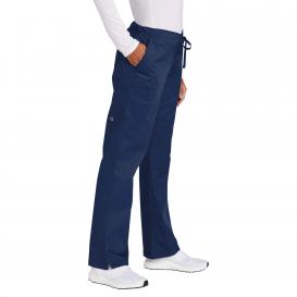 Wink WW4750 Women\'s WorkFlex Flare Leg Cargo Pocket Scrub Pants - Navy