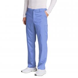 Wink WW5058 Men\'s Premiere Flex Cargo Pocket Scrub Pants - Ceil Blue