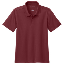 Port Authority Y110 Youth Dry Zone UV Micro-Mesh Polo - Burgundy