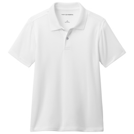 Port Authority Y110 Youth Dry Zone UV Micro-Mesh Polo - White