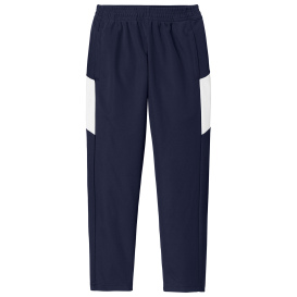 Sport-Tek YPST800 Youth Travel Pants - True Navy/White