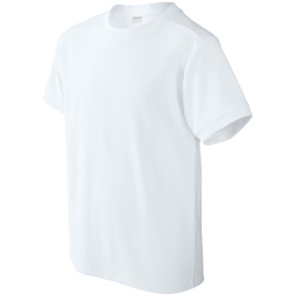 Sport-Tek YST440 Youth Club Short Sleeve Crew - White/White