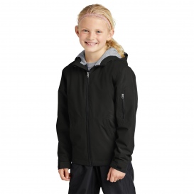 Sport-Tek YST56 Youth Waterproof Insulated Jacket - Black