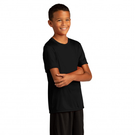 Sport-Tek YST720 Youth PosiCharge Re-Compete Tee - Black