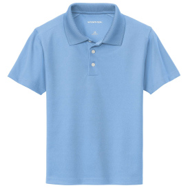 Sport-Tek YST740 Youth UV Micropique Polo - Carolina Blue