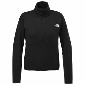 The North Face NF0A8C5H Ladies Double-Knit 1/2-Zip Fleece - TNF Black