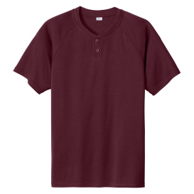 Sport-Tek ST359 PosiCharge Competitor 2-Button Henley - Maroon