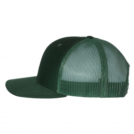 Richardson 112 Snapback Trucker Cap - Dark Green