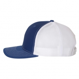 Richardson 112 Snapback Trucker Cap - Royal/White