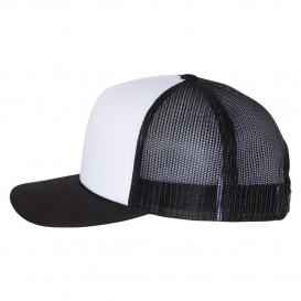Richardson 113 Foam Trucker Cap - White/Black