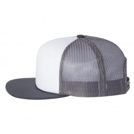 Richardson 113 Foam Trucker Cap - White/Charcoal