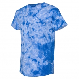 Dyenomite 200CR Crystal Tie Dye T-Shirt - Royal | Full Source