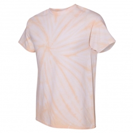 Dyenomite 200CY Cyclone Pinwheel Short Sleeve T-Shirt - Peach