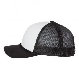 Richardson 213 Low Pro Foamie Trucker Cap - White/Black/Black