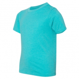 Next Level 3312 Youth CVC Short Sleeve Crew - Tahiti Blue